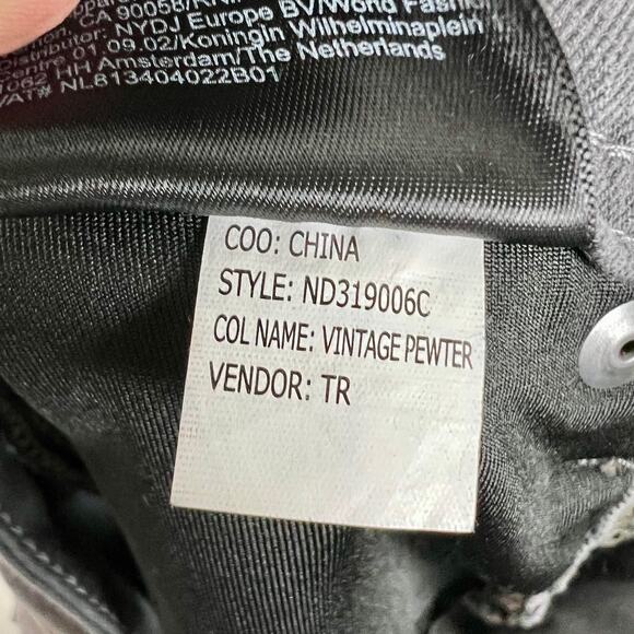 NYDJ Curves 360 Shape Slim-leg Ankle Jeans Size 4 in Vintage Pewter - Picture 10 of 11